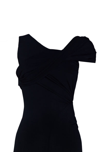 RICK OWENS KNIT DRESS SAHARA DRESS_BLACK