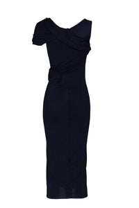 RICK OWENS KNIT DRESS SAHARA DRESS_BLACK