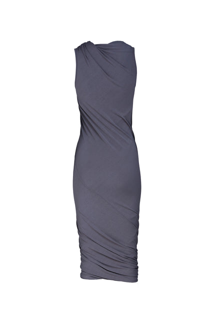 RICK OWENS KNIT DRESS LUNA DRESS_GREY