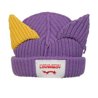 CHARLES JEFFREY LOVERBOY CHUNKY EARS BEANIE_PURPLE
