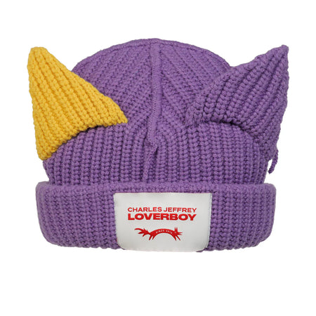 CHARLES JEFFREY LOVERBOY CHUNKY EARS BEANIE_PURPLE