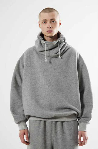 Hed Mayner Wide Collar Sweatshirt Grey