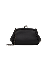 YOHJI YAMAMOTO DISCORD DOUBLE CLASP BAG_BLACK