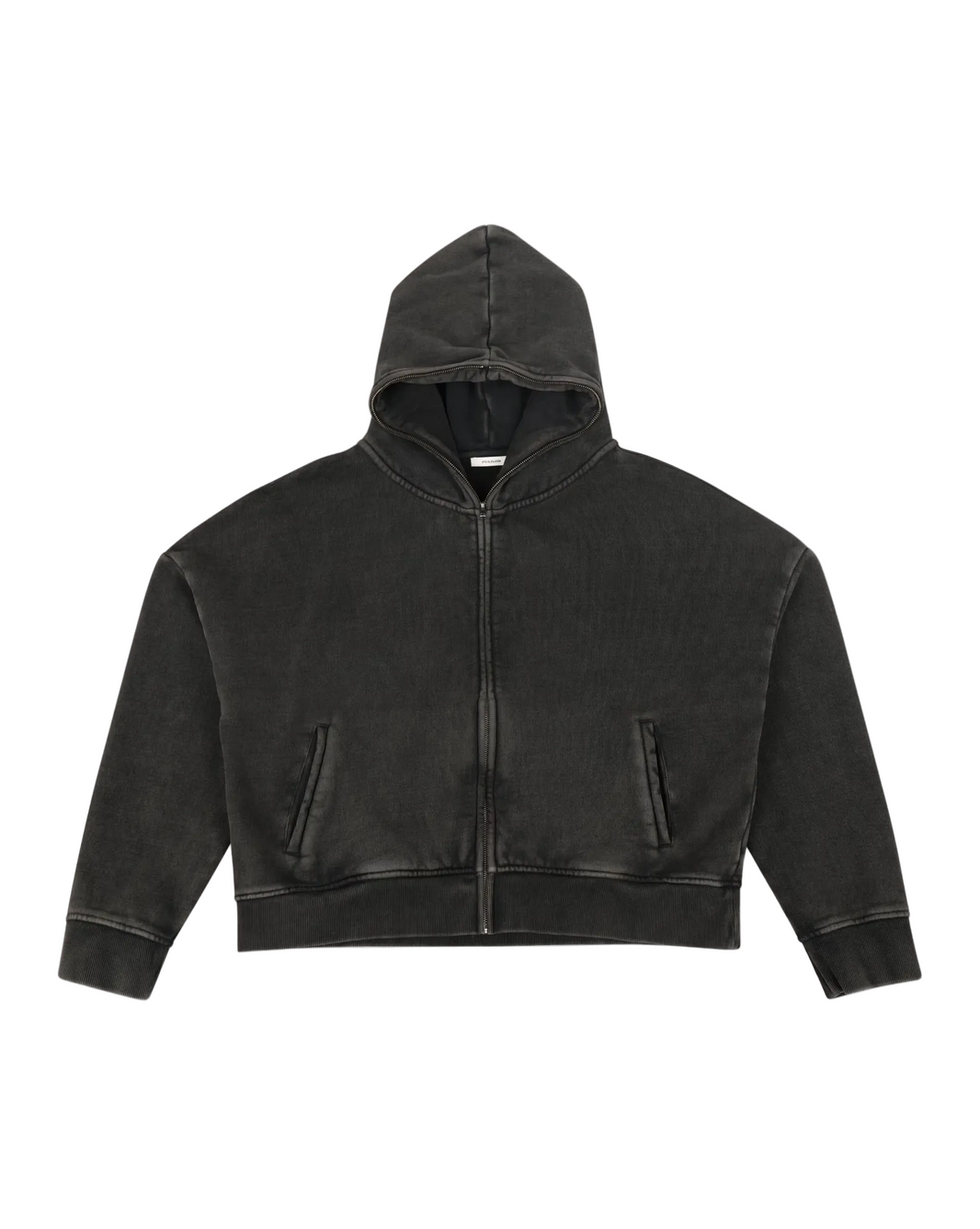 ENTIRE STUDIOS ETERNAL ZIP_WASHED BLACK