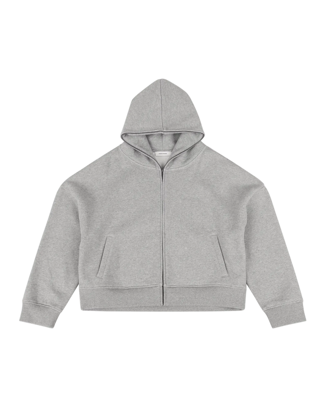 ENTIRE STUDIOS ETERNAL ZIP GREY MARLE
