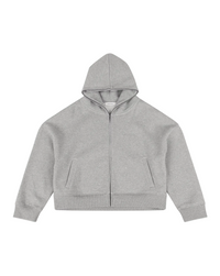 ENTIRE STUDIOS ETERNAL ZIP GREY MARLE