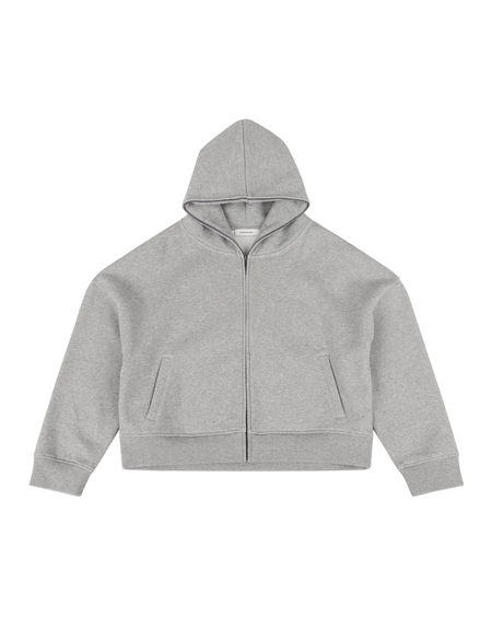 ENTIRE STUDIOS ETERNAL ZIP GREY MARLE