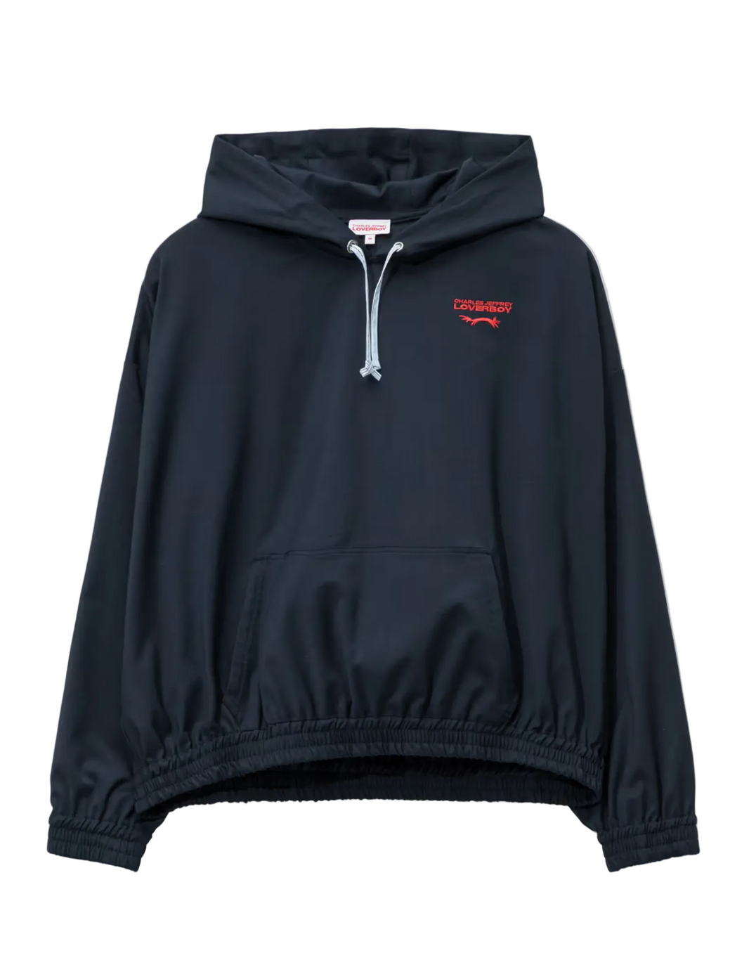 CHARLES JEFFREY LOVERBOY EARS KAGOOL DRAWSTRING HOODIE_BLUE