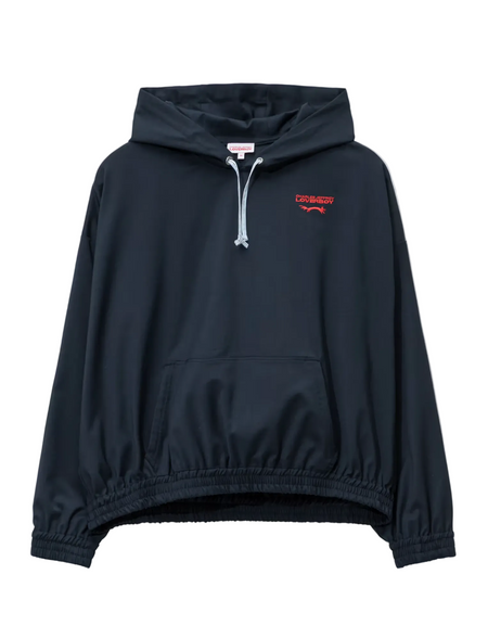 CHARLES JEFFREY LOVERBOY EARS KAGOOL DRAWSTRING HOODIE_BLUE