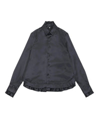 RUFFLED BLOUSE_BLACK