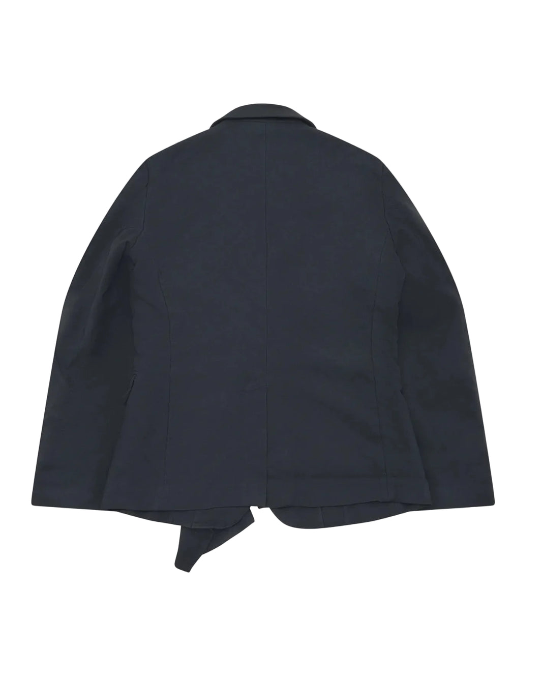 CDG BLACK ASYMMETRIC RUFFLE JACKET_BLACK