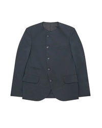 CDG BLACK COLLARLESS JACKET_BLACK
