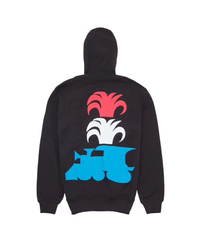 CDG SHIRT GRAPHIC ZIP-UP HOODIE