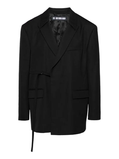 DOUBLE BREASTED JACKET WITH DOUBLE COLLAR