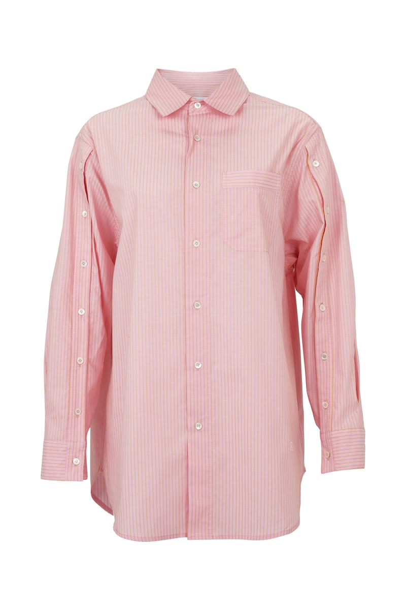 Rokh CT MULTI BUTTON DETAILED SHIRT Pink/Yellow