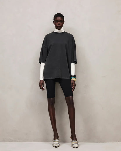 ENTIRE STUDIOS HEAVY BOXY TEE_WASHED BLACK