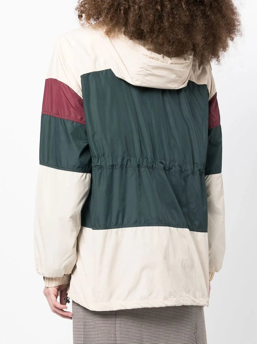 Rokh NL Multi Zip Windbreaker Beige Green Burgundy