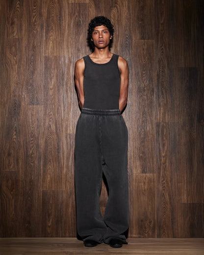 ENTIRE STUDIOS FULL SWEATPANT_WASHED BLACK