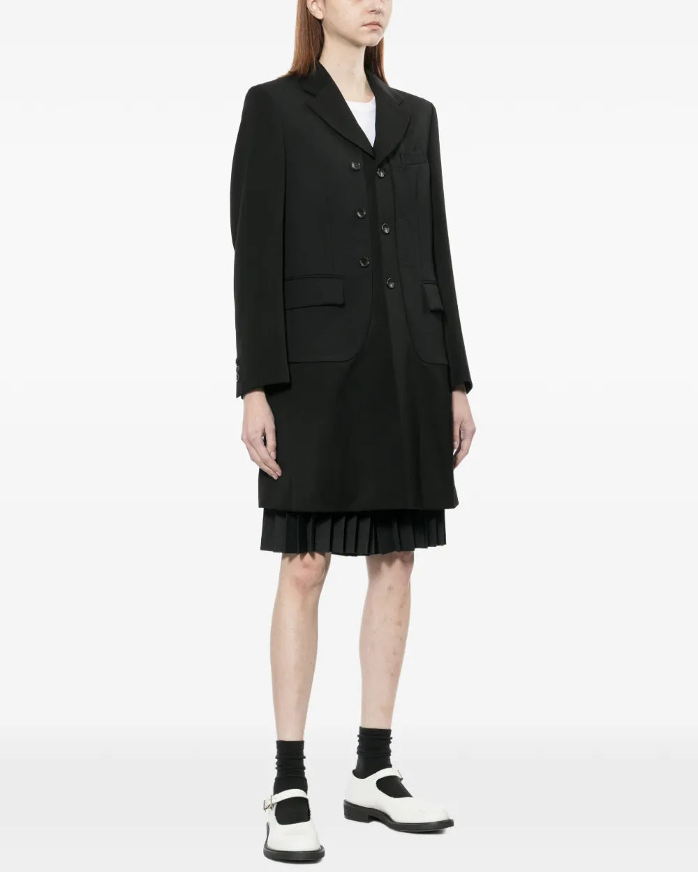 COMME DES GARÇONS COMME DES GARÇONS SINGLE BREASTED COAT_BLACK