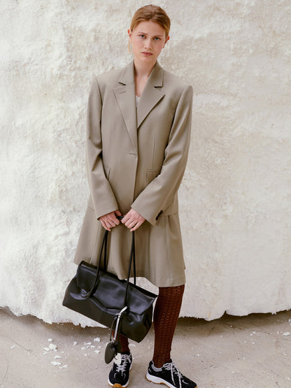 LOW CLASSIC HARICOT MINI FLAP BAG_BLACK