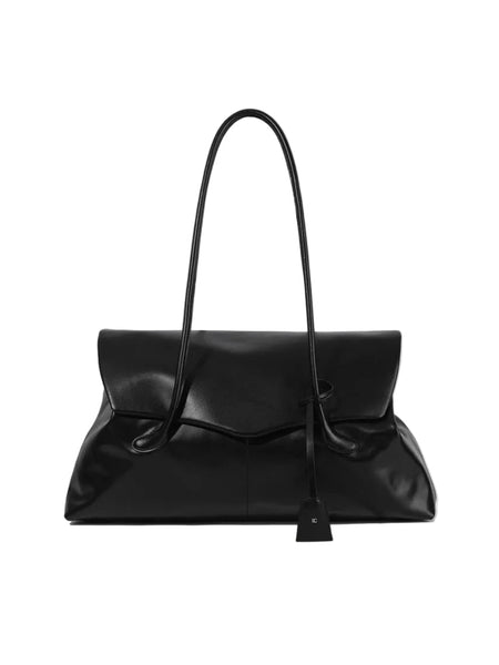 LOW CLASSIC HARICOT FLAP BAG_BLACK