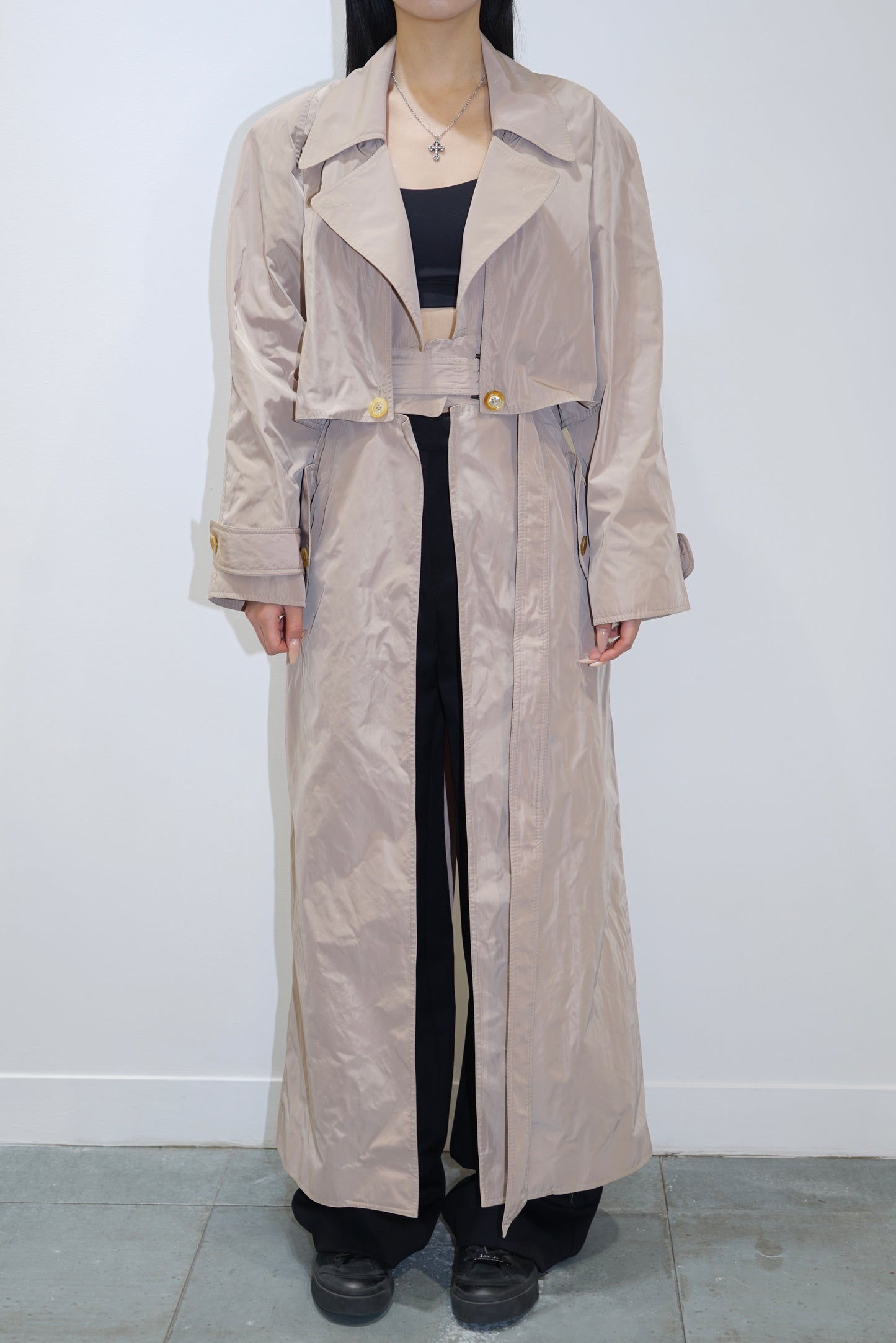 SITUATIONIST BEIGE TRENCH COAT