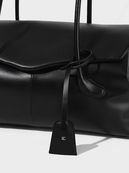 LOW CLASSIC HARICOT MINI FLAP BAG_BLACK
