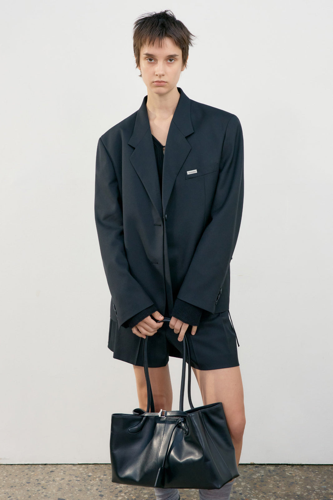 LOW CLASSIC BLAZER_BLACK