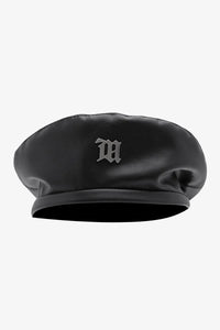 MISBHV Vegan Leather Signature Beret
