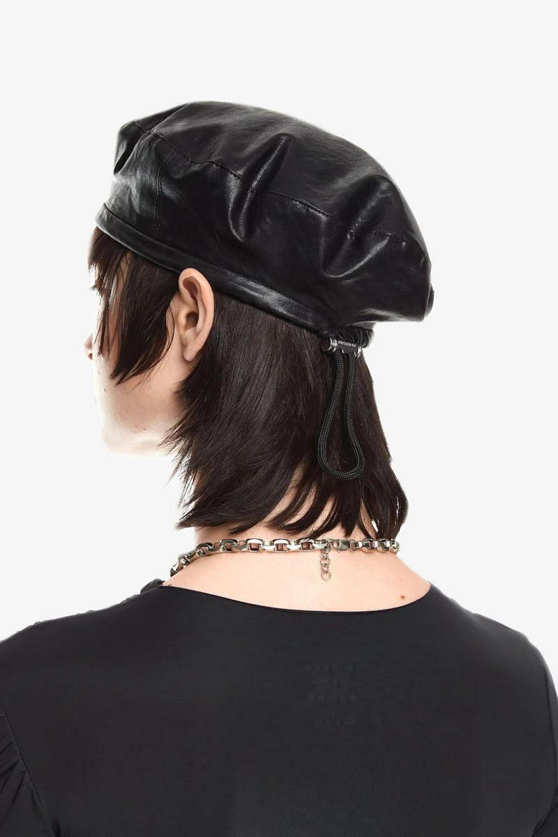 MISBHV Vegan Leather Signature Beret