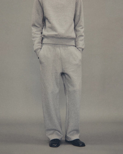 ENTIRE STUDIOS STRAIGHT LEG SWEATPANT_GREY MARLE