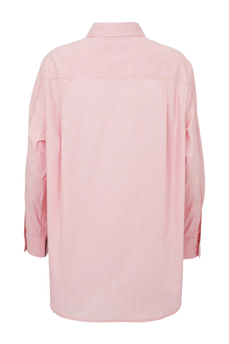 Rokh CT MULTI BUTTON DETAILED SHIRT Pink/Yellow