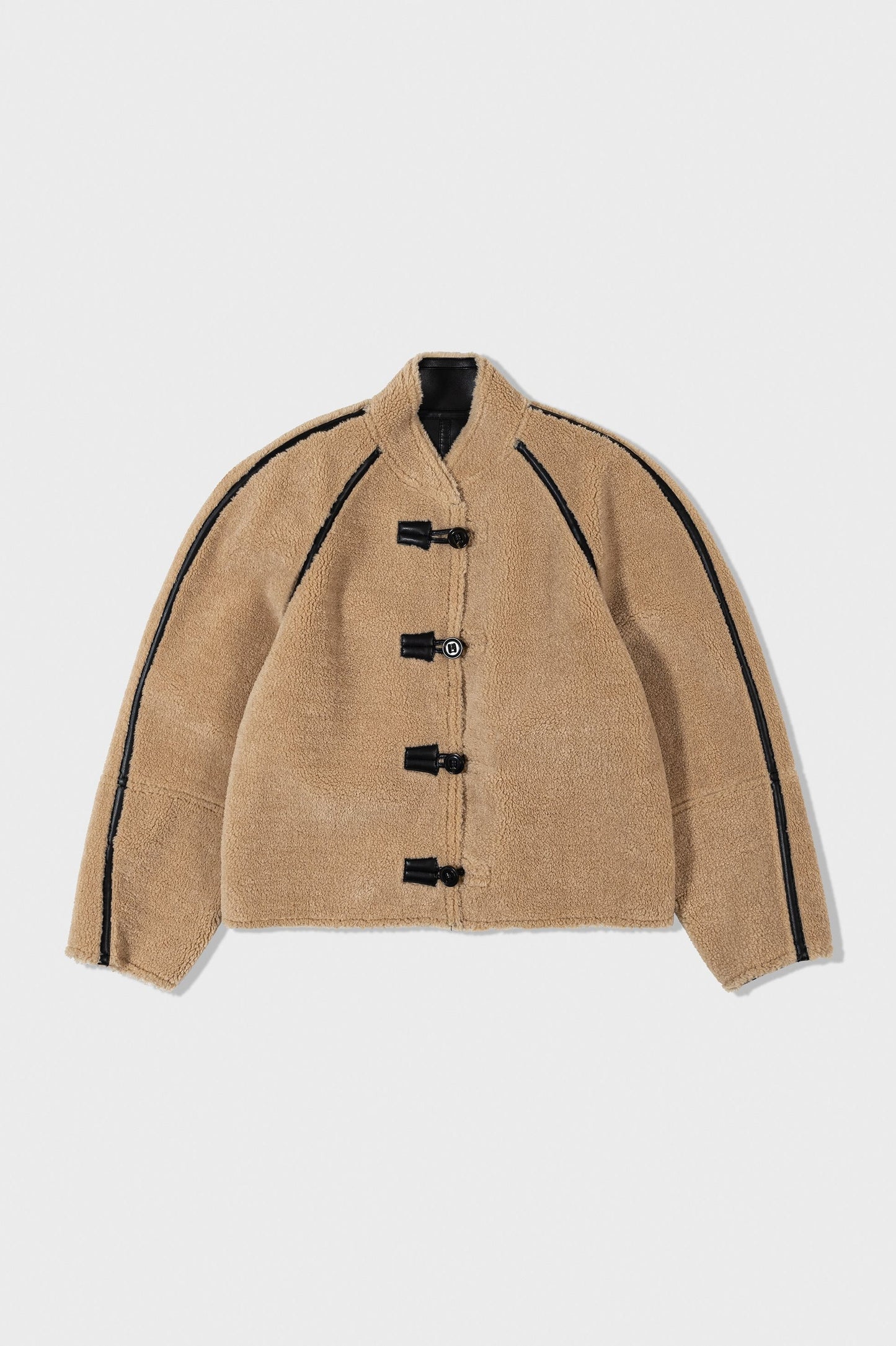 LOW CLASSIC SHORT SHEARLING REVERSIBLE COAT