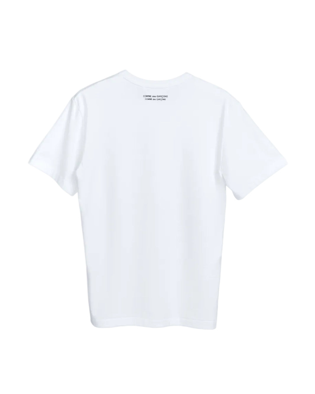 COMME DES GARÇONS COMME DES GARÇONS ROUND NECK COTTON T-SHIRT_WHITE