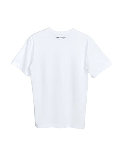 COMME DES GARÇONS COMME DES GARÇONS ROUND NECK COTTON T-SHIRT_WHITE