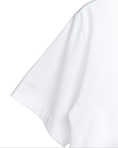 COMME DES GARÇONS COMME DES GARÇONS ROUND NECK COTTON T-SHIRT_WHITE