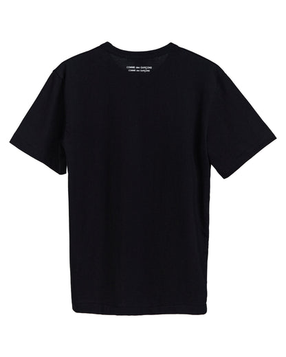 COMME DES GARÇONS COMME DES GARÇONS ROUND NECK COTTON T-SHIRT_BLACK