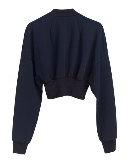 RICK OWENS KNIT JACKET FLIGHT JKT_BLACK