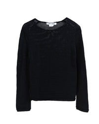 COMME DES GARÇONS COMME DES GARÇONS WIDE GAUGE KNIT SWEATER_BLACK