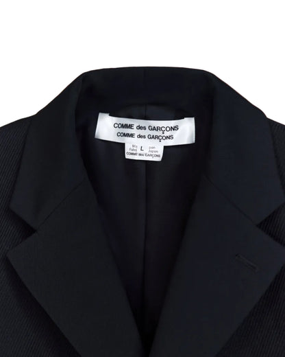 COMME DES GARÇONS COMME DES GARÇONS INGLE BREASTED BLAZER_BLACK