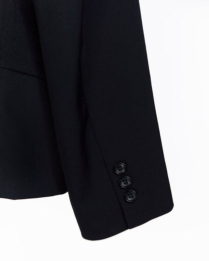 COMME DES GARÇONS COMME DES GARÇONS INGLE BREASTED BLAZER_BLACK
