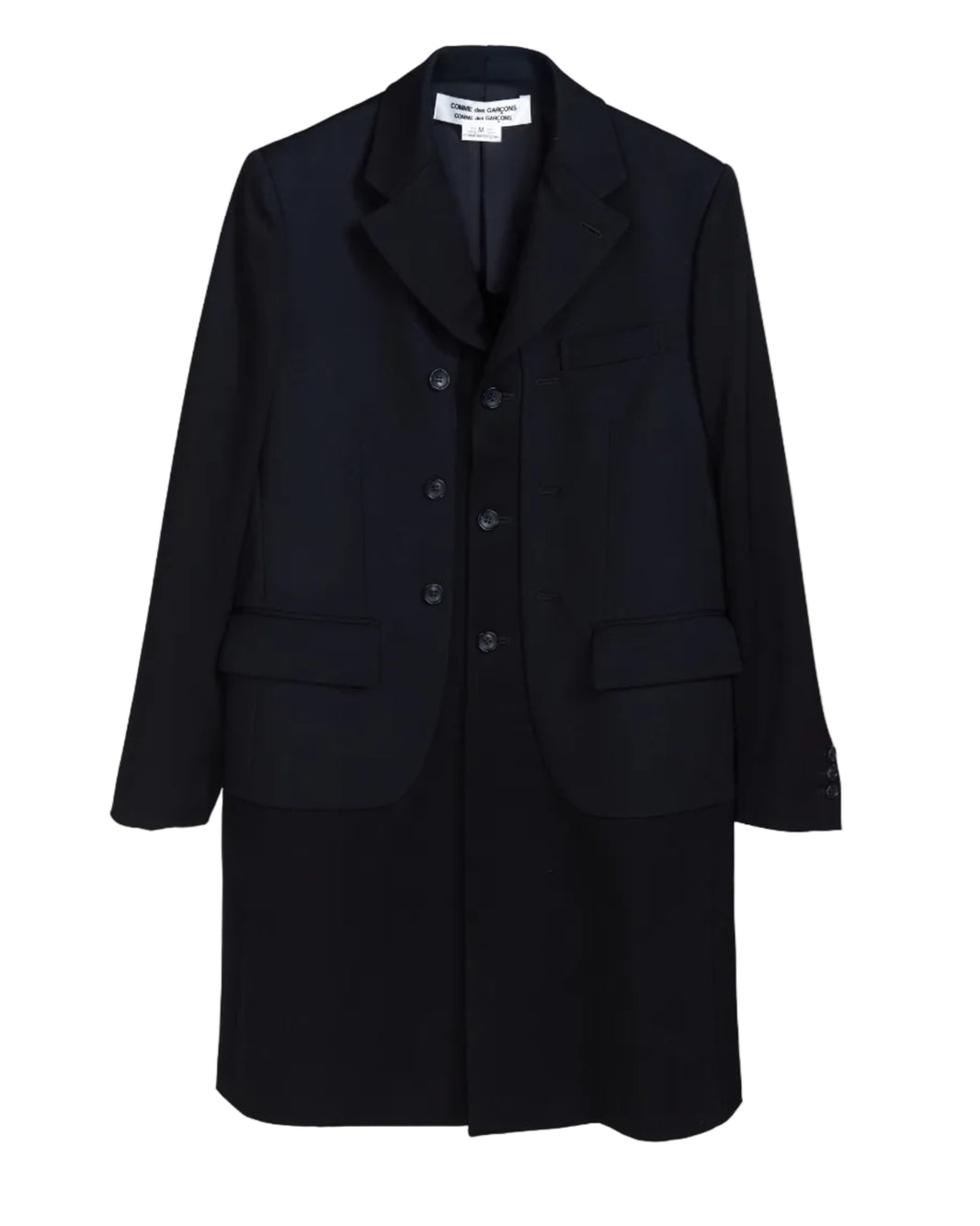 COMME DES GARÇONS COMME DES GARÇONS SINGLE BREASTED COAT_BLACK