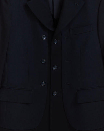 COMME DES GARÇONS COMME DES GARÇONS SINGLE BREASTED COAT_BLACK