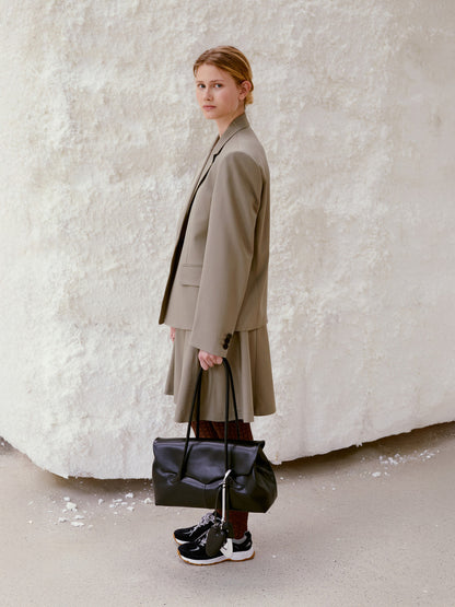 LOW CLASSIC HARICOT MINI FLAP BAG_BLACK