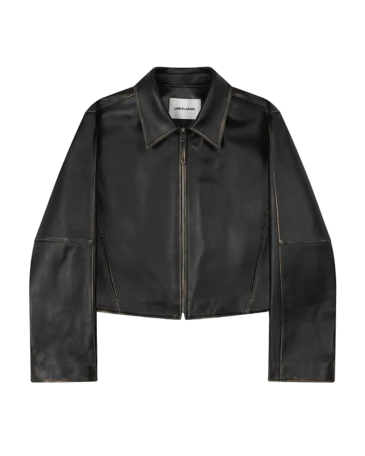 LOW CLASSIC REAL LEATHER JACKET_BLACK