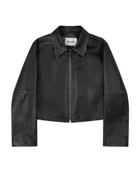 LOW CLASSIC REAL LEATHER JACKET_BLACK