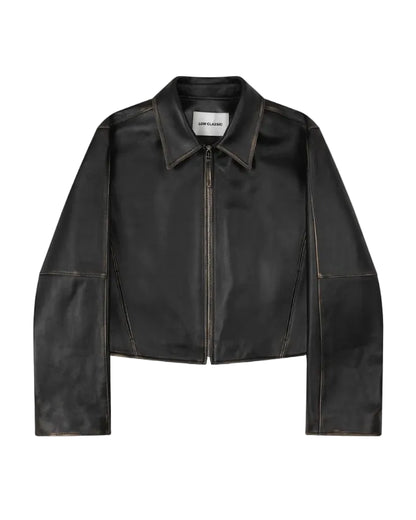 LOW CLASSIC REAL LEATHER JACKET_BLACK