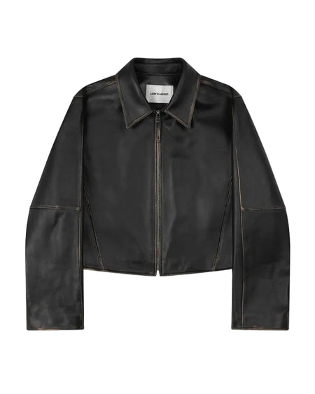 LOW CLASSIC REAL LEATHER JACKET_BLACK
