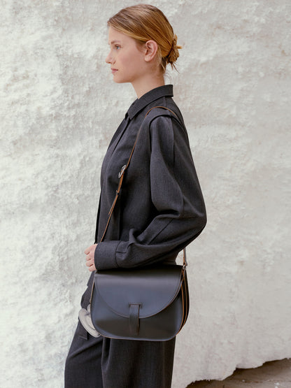 LOW CLASSIC PINCHED SHIRT JACKET_MELANGE GREY