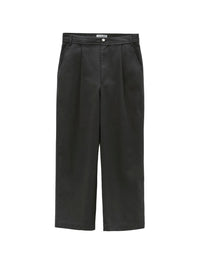 LOW CLASSIC DRAWSTRING WASHED COTTON PANTS_CHARCOAL